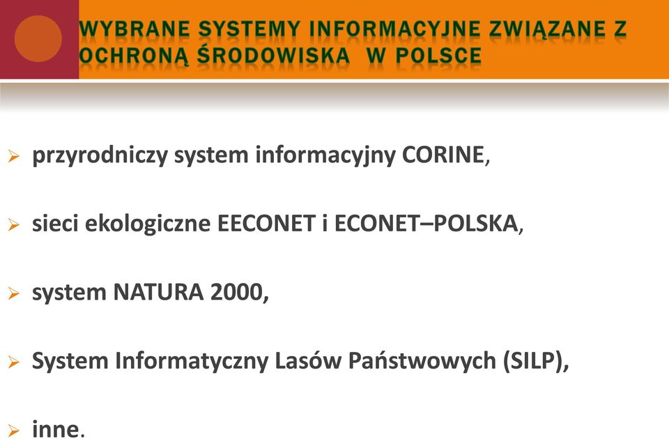 ECONET POLSKA, system NATURA 2000,