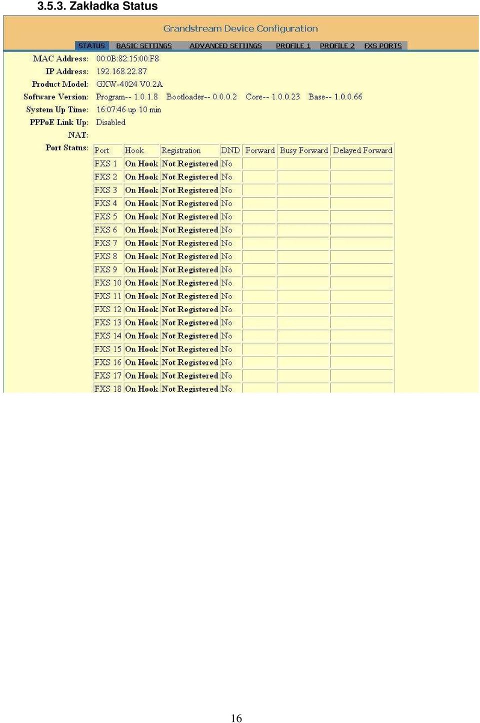 Status 16