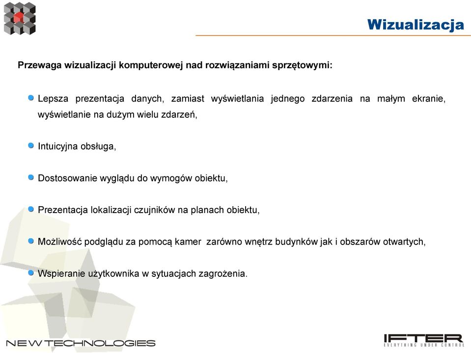obsługa, Dostosowanie wyglądu do wymogów obiektu, Prezentacja lokalizacji czujników na planach obiektu,