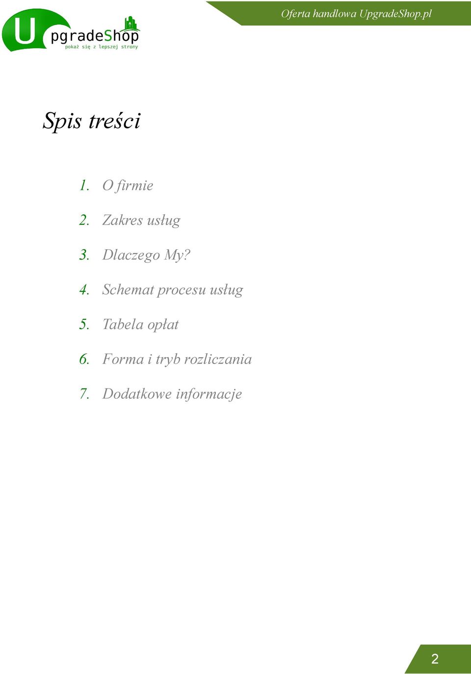 Schemat procesu usług 5.