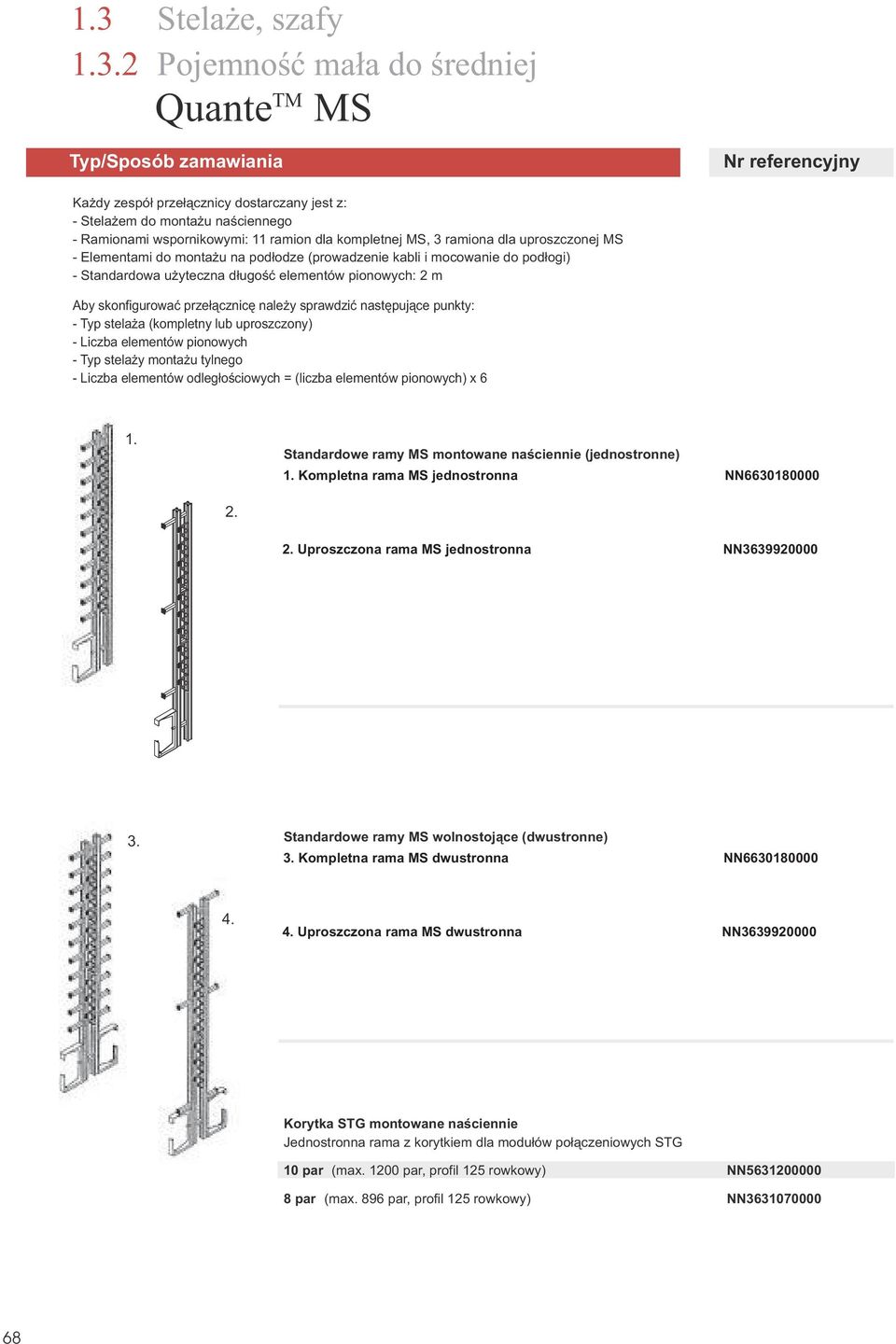 y sprawdziæ nastêpuj¹ce punkty: - Typ stela a (kompletny lub uproszczony) - Liczba elementów pionowych - Typ stela y monta u tylnego - Liczba elementów odleg³oœciowych = (liczba elementów pionowych)
