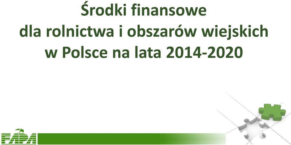 obszarów wiejskich