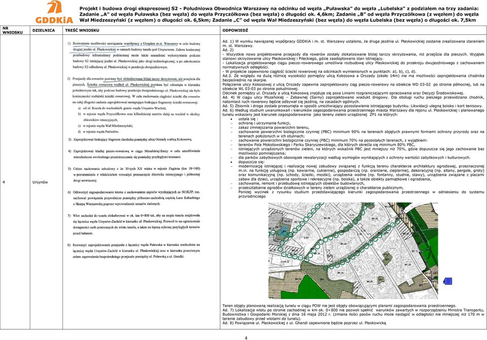 2) - Wszystkie nowo projektowane przejazdy dla rowerów zostały zlokalizowane bliżej tarczy skrzyżowania, niż przejścia dla pieszych.