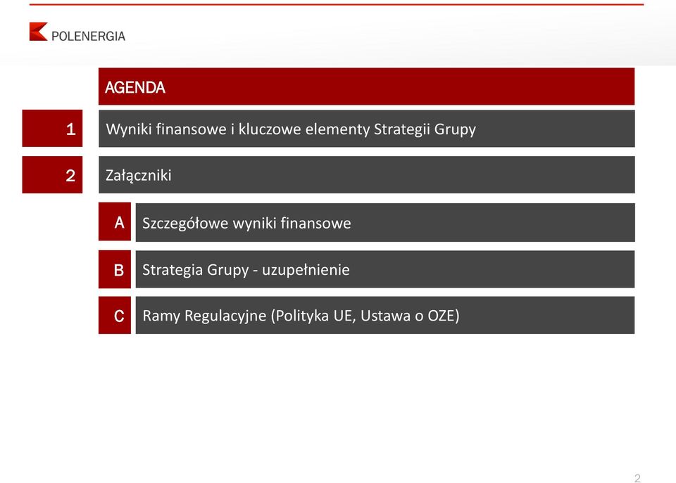 wyniki finansowe Strategia Grupy -