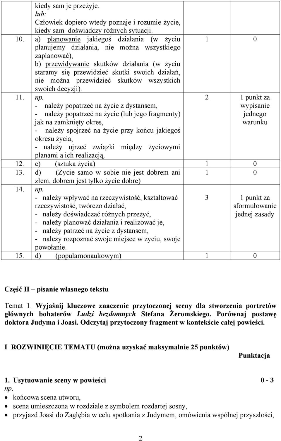 przewidzieć skutków wszystkich swoich decyzji). 11.