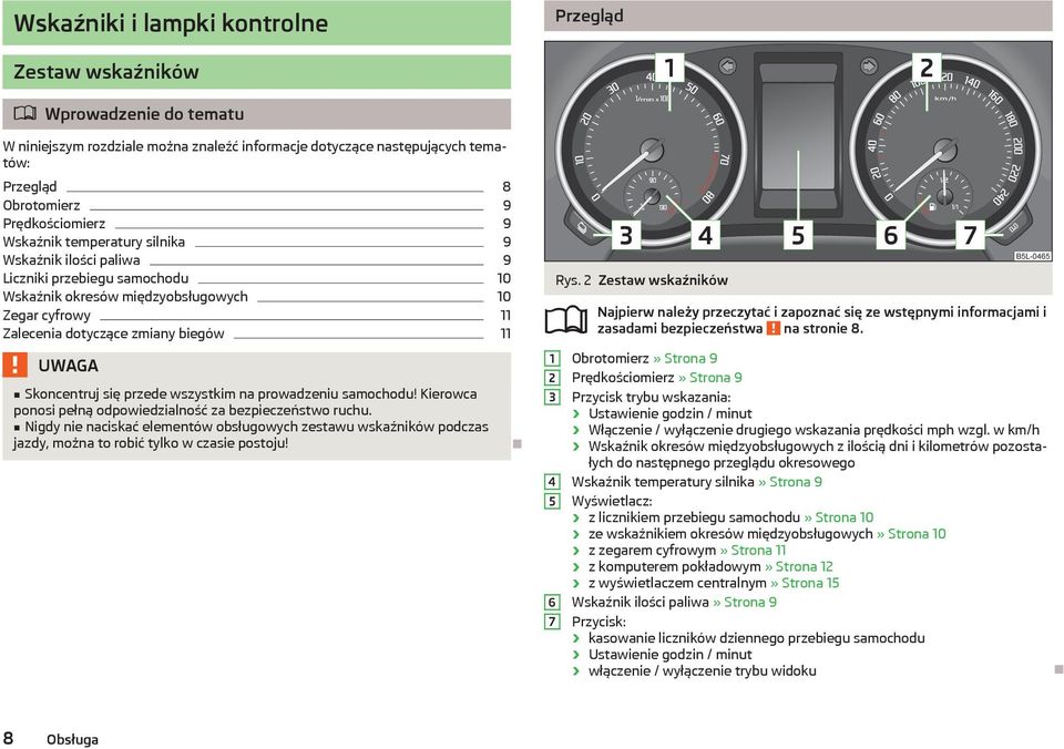 Skoncentruj się przede wszystkim na prowadzeniu samochodu! Kierowca ponosi pełną odpowiedzialność za bezpieczeństwo ruchu.