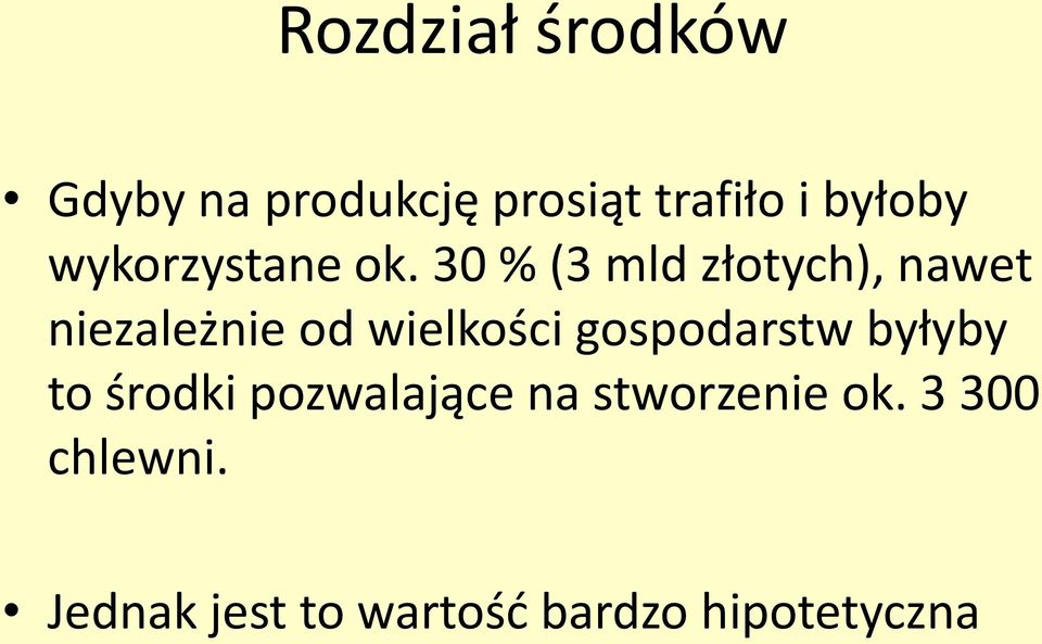 30 % (3 mld złotych), nawet niezależnie od wielkości