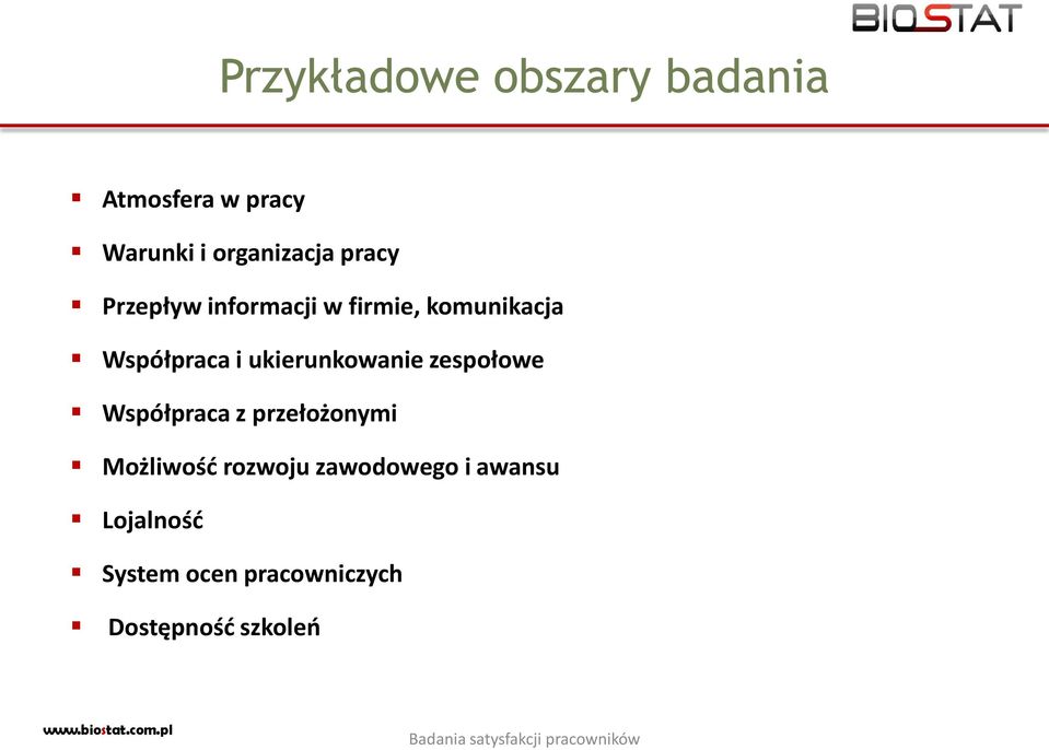 zespołowe Współpraca z przełożonymi Możliwość rozwoju