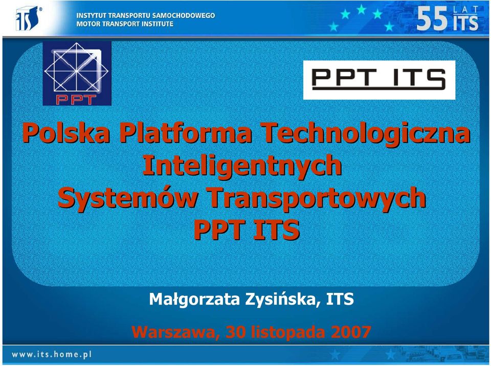 Transportowych PPT ITS