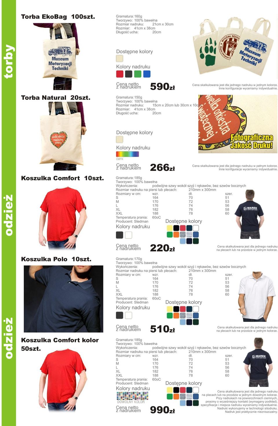odzie Koszulka Comfort 10szt.