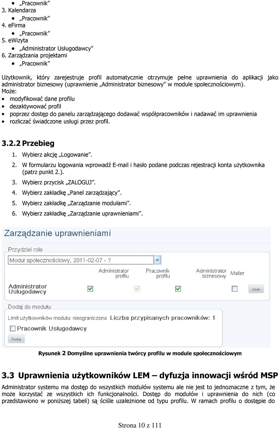 module społecznościowym).