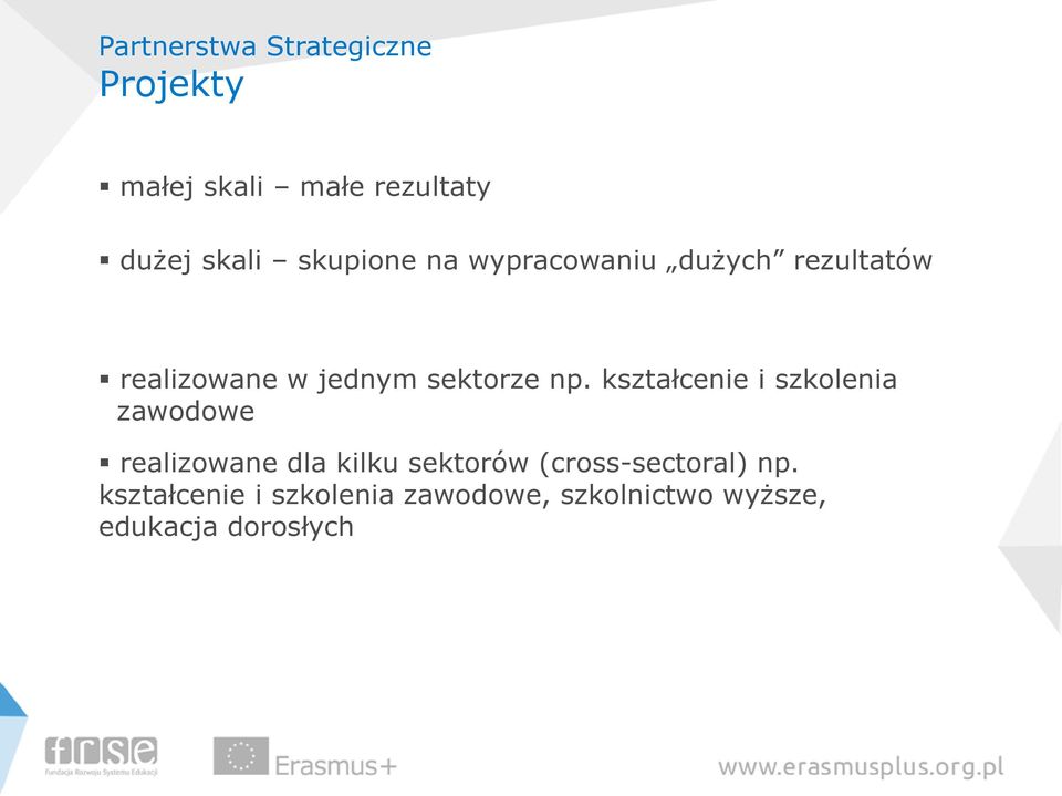 kształcenie i szkolenia zawodowe realizowane dla kilku sektorów