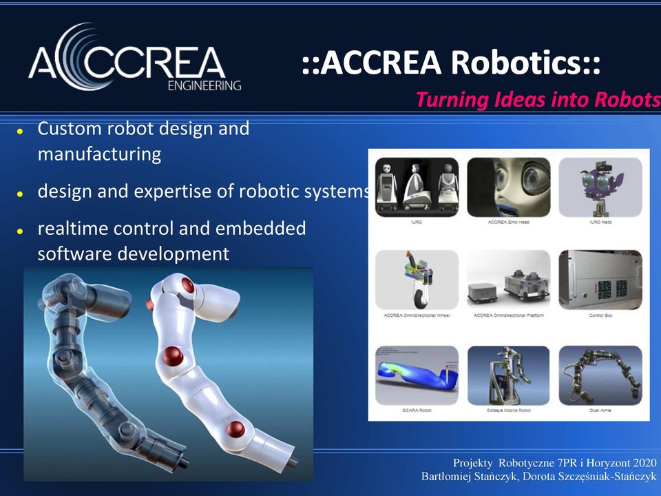 realtime control and embedded software