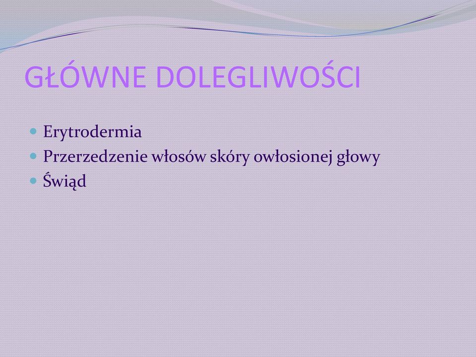Przerzedzenie włosów