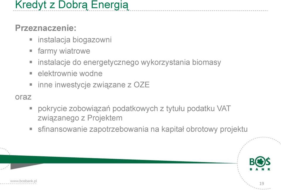 inwestycje związane z OZE pokrycie zobowiązań podatkowych z tytułu podatku VAT