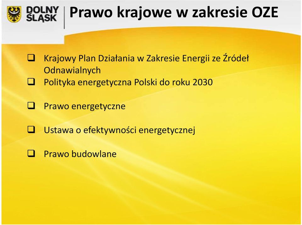 energetyczna Polski do roku 2030 Prawo energetyczne