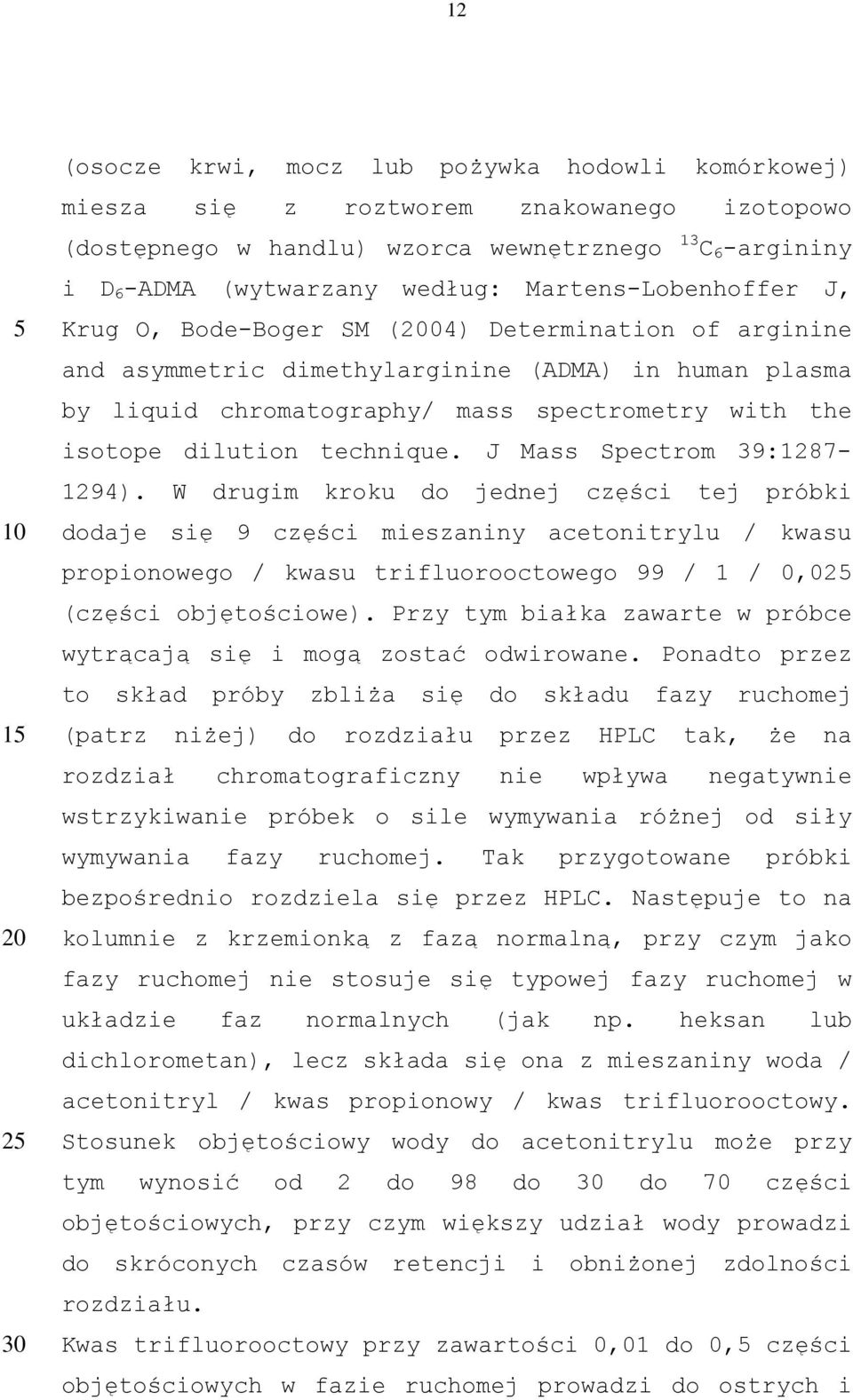 dilution technique. J Mass Spectrom 39:1287-1294).