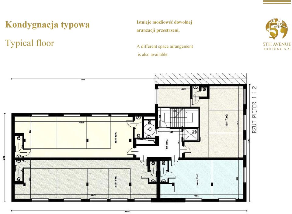 aranżacji przestrzeni, A