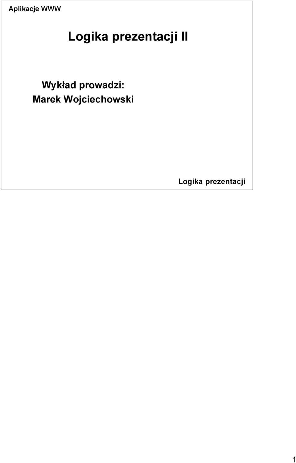 Marek Wojciechowski