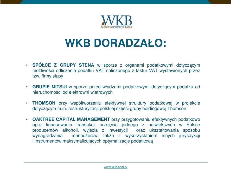 projekcie dotyczącym m.in.