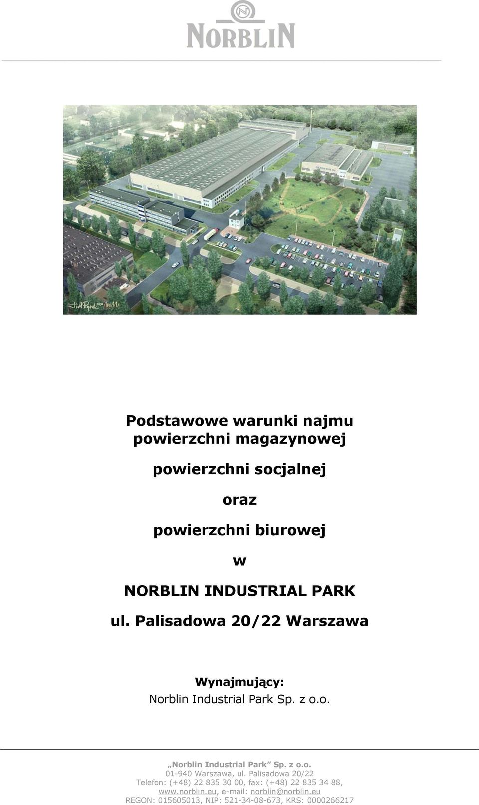 NORBLIN INDUSTRIAL PARK ul.