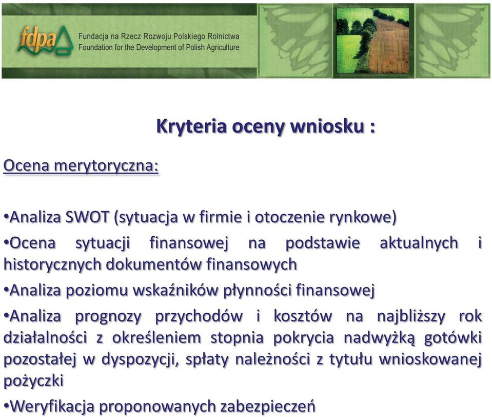 finansowej Analiza prognozy przychodów i kosztów na najbliższy rok działalności z określeniem stopnia pokrycia