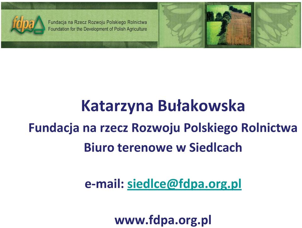 Biuro terenowe w Siedlcach e-mail: