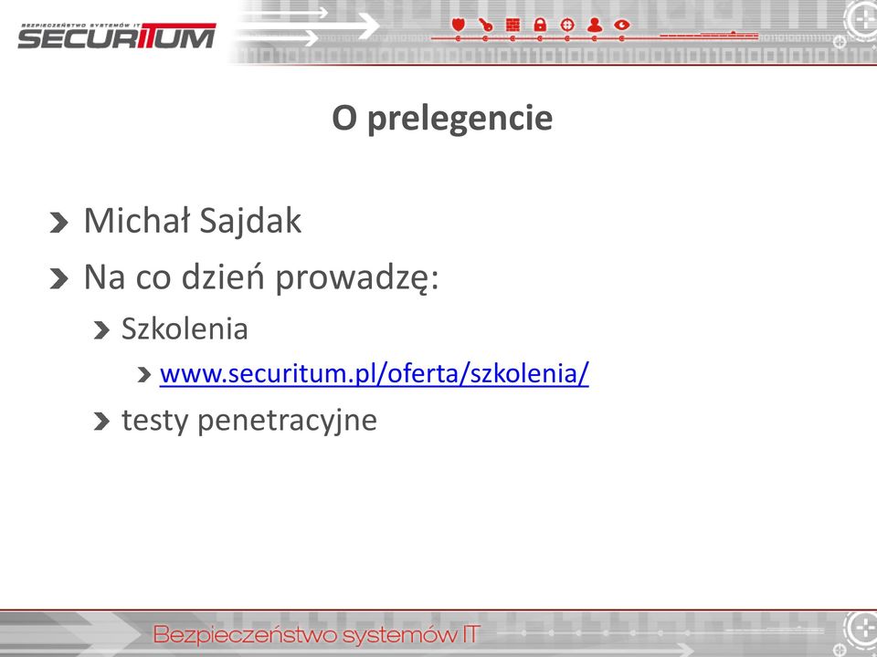 Szkolenia www.securitum.