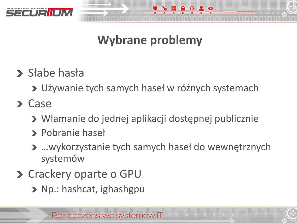publicznie Pobranie haseł wykorzystanie tych samych haseł do