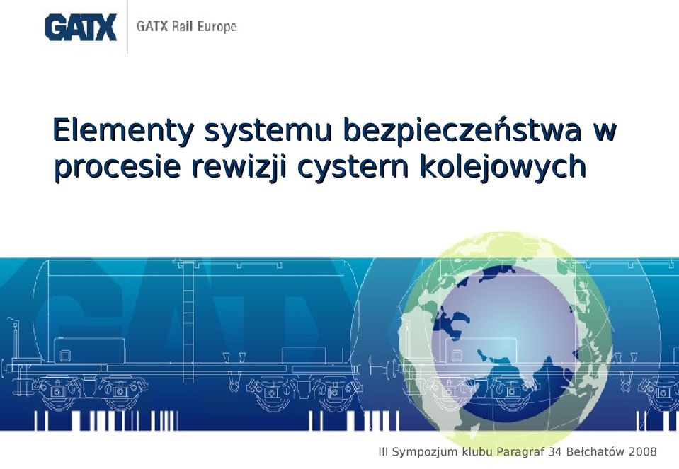 rewizji cystern kolejowych