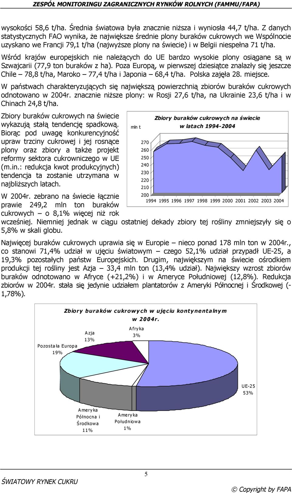 Wśród krajów europejskich nie należących do UE bardzo wysokie plony osiągane są w Szwajcarii (77,9 ton buraków z ha).