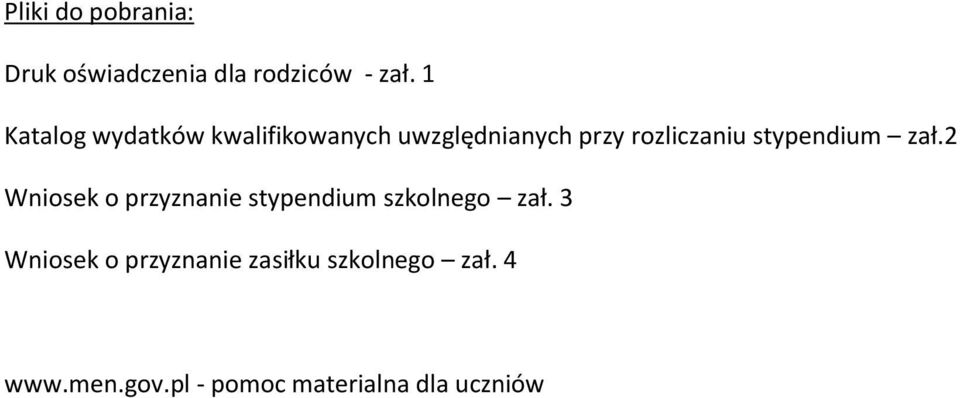 stypendium zał.2 Wniosek o przyznanie stypendium szkolnego zał.