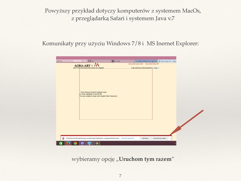 v.7 Komunikaty przy użyciu Windows 7/8 i MS