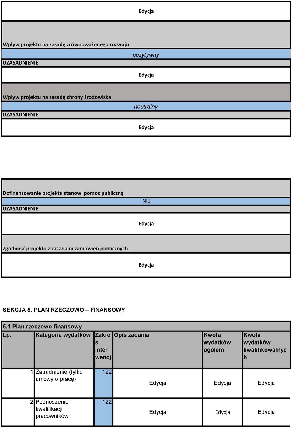 PLAN RZECZOWO FINANSOWY 5.