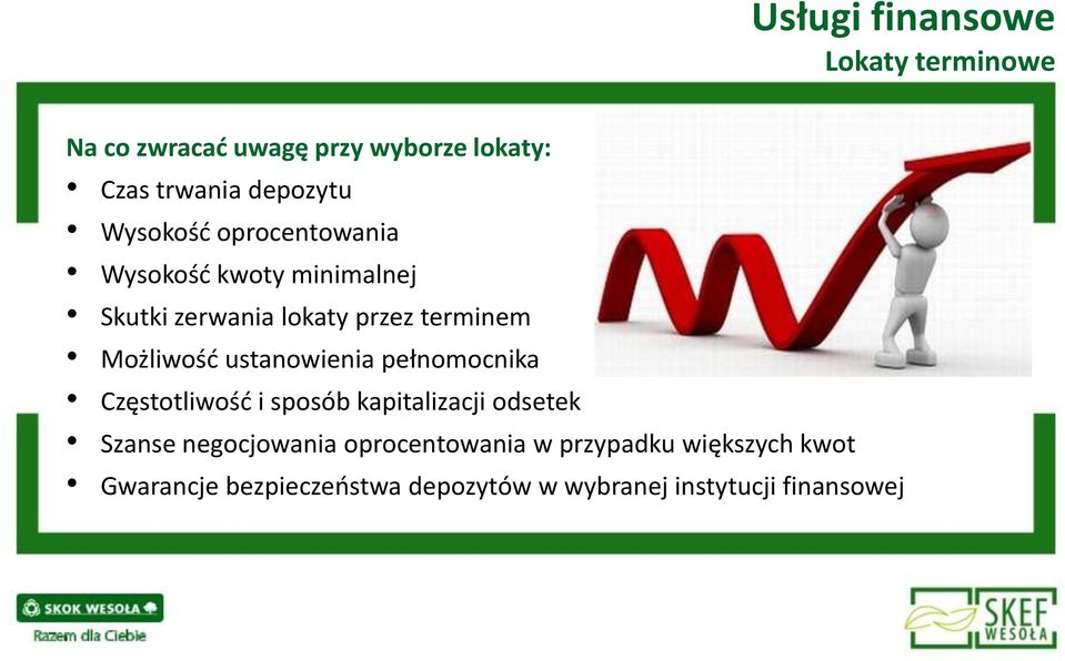 ustanowienia pełnomocnika Częstotliwość i sposób kapitalizacji odsetek Szanse negocjowania