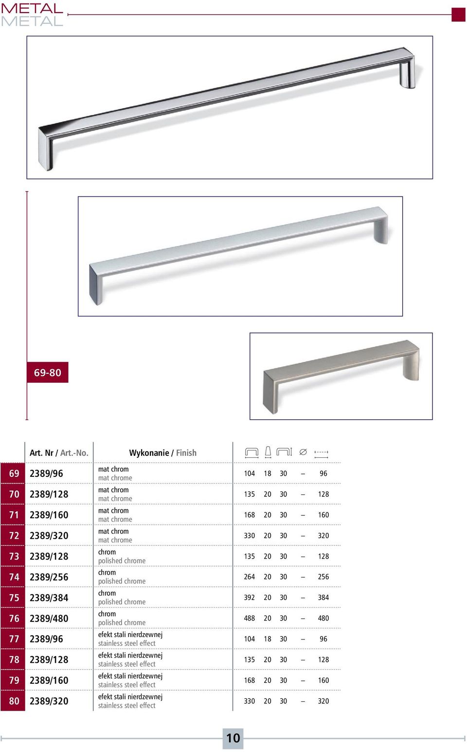 stali nierdzewnej stainless steel effect efekt stali nierdzewnej stainless steel effect 104 18 30 96 135 20 30 128 168 20 30