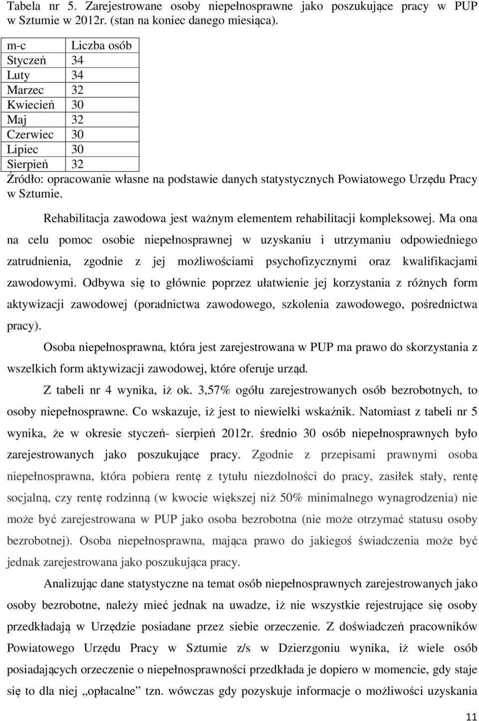 Rehabilitacja zawodowa jest ważnym elementem rehabilitacji kompleksowej.