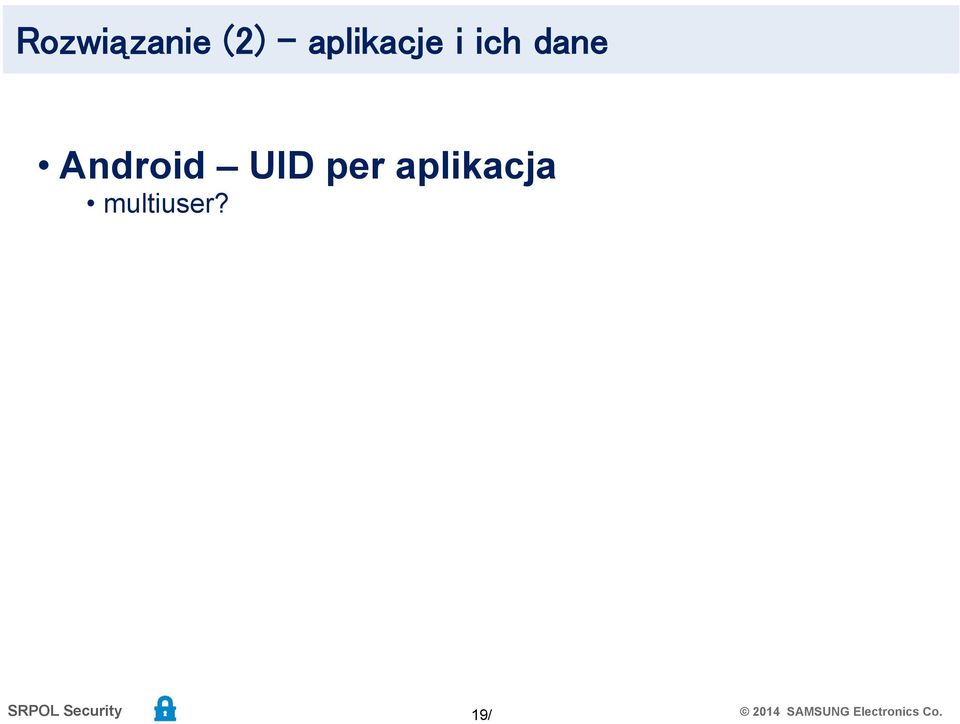 dane Android UID