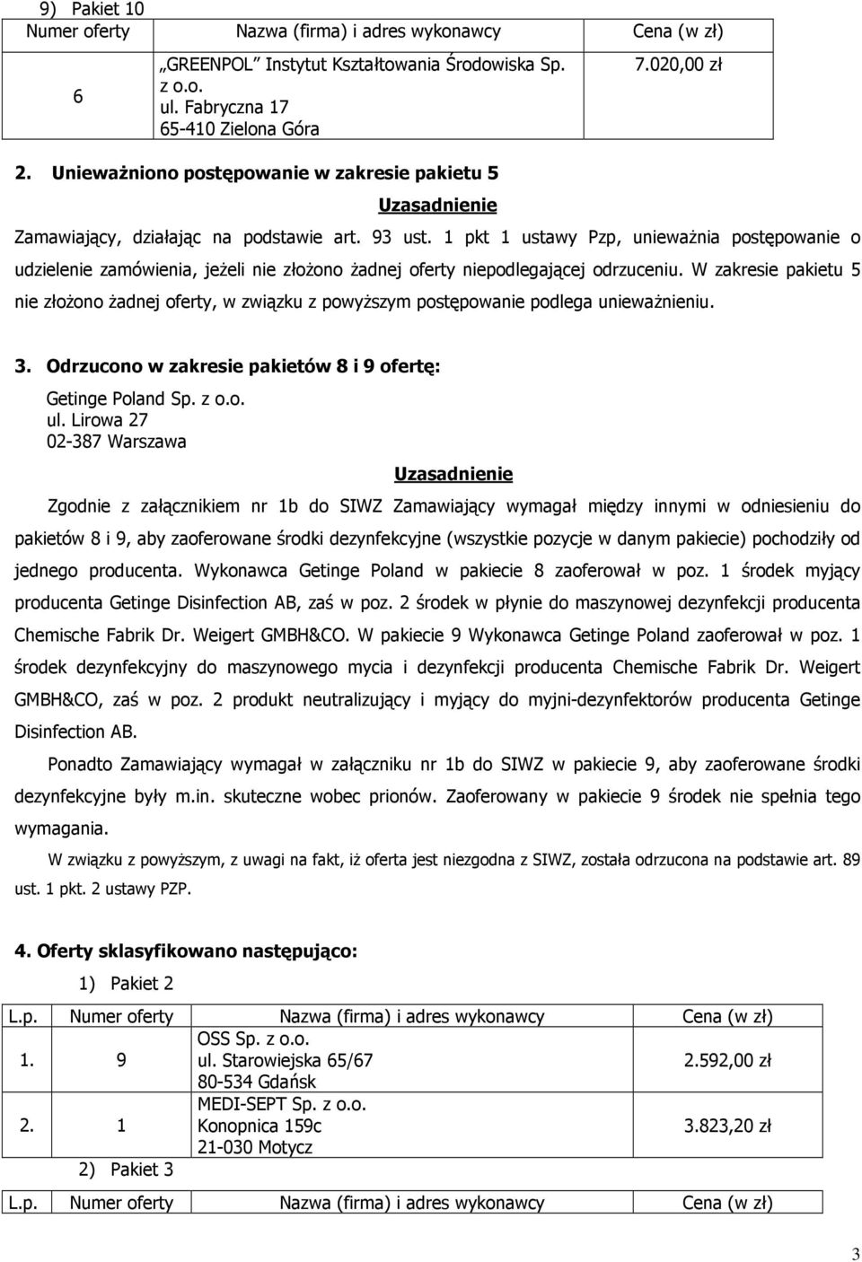 1 pkt 1 ustawy Pzp, unieważnia postępowanie o udzielenie zamówienia, jeżeli nie złożono żadnej oferty niepodlegającej odrzuceniu.