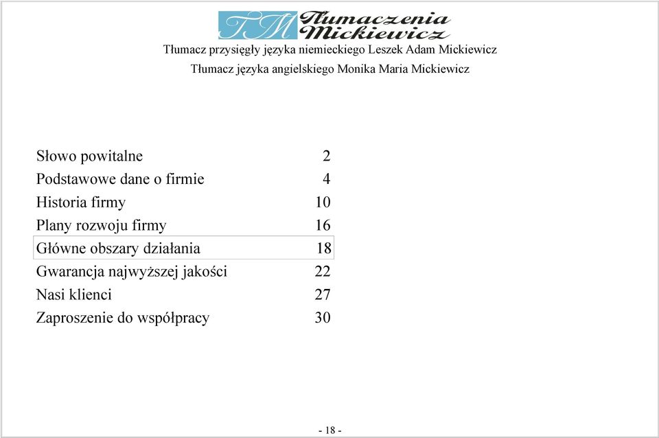 Prezentacja Firmy Tłumacz Przysięgły Języka Niemieckiego Leszek