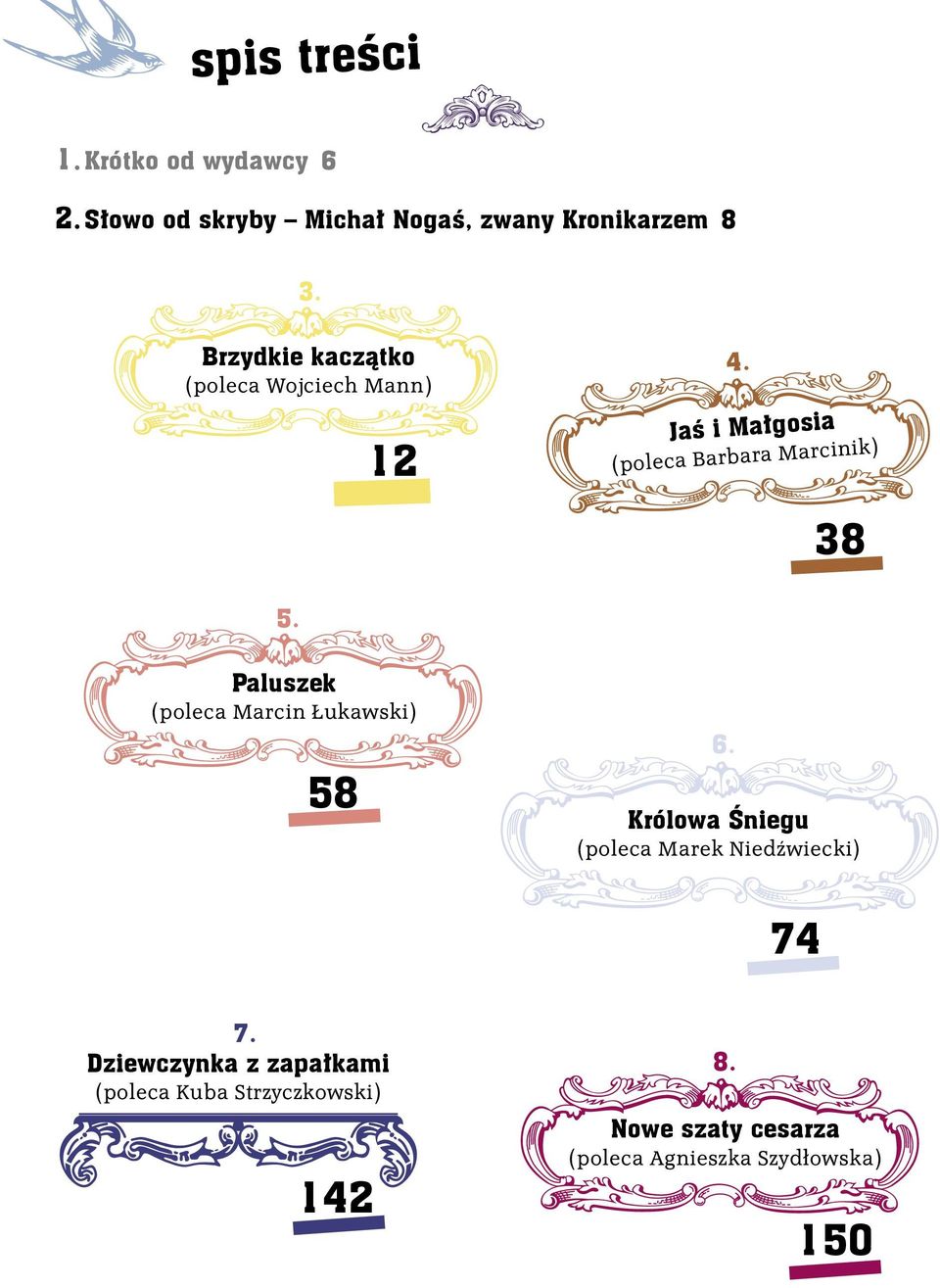 Paluszek (poleca Marcin Łukawski) 58 6. Królowa Śniegu (poleca Marek Niedźwiecki) 74 7.