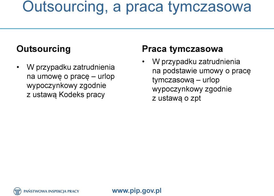 przypadku zatrudnienia na podstawie umowy o