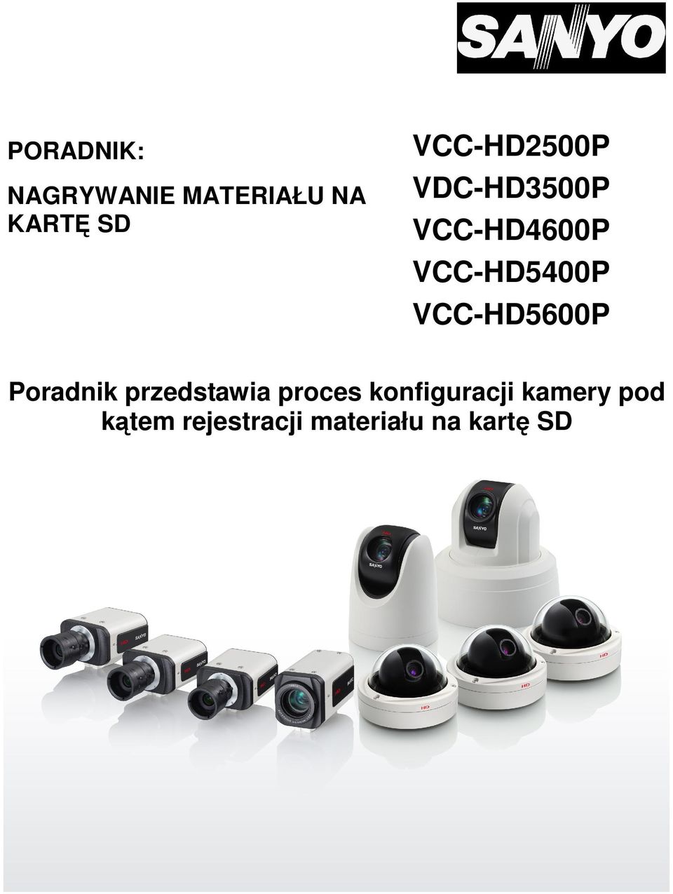 VCC-HD5600P Poradnik przedstawia proces