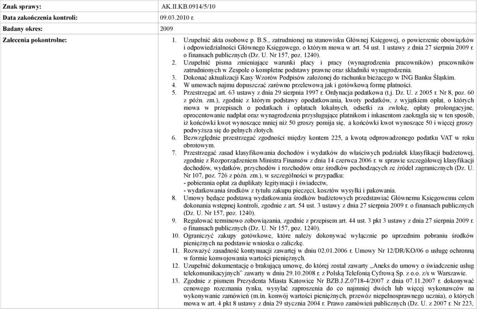 o finansach publicznych (Dz. U. Nr 157, poz. 1240). 2.