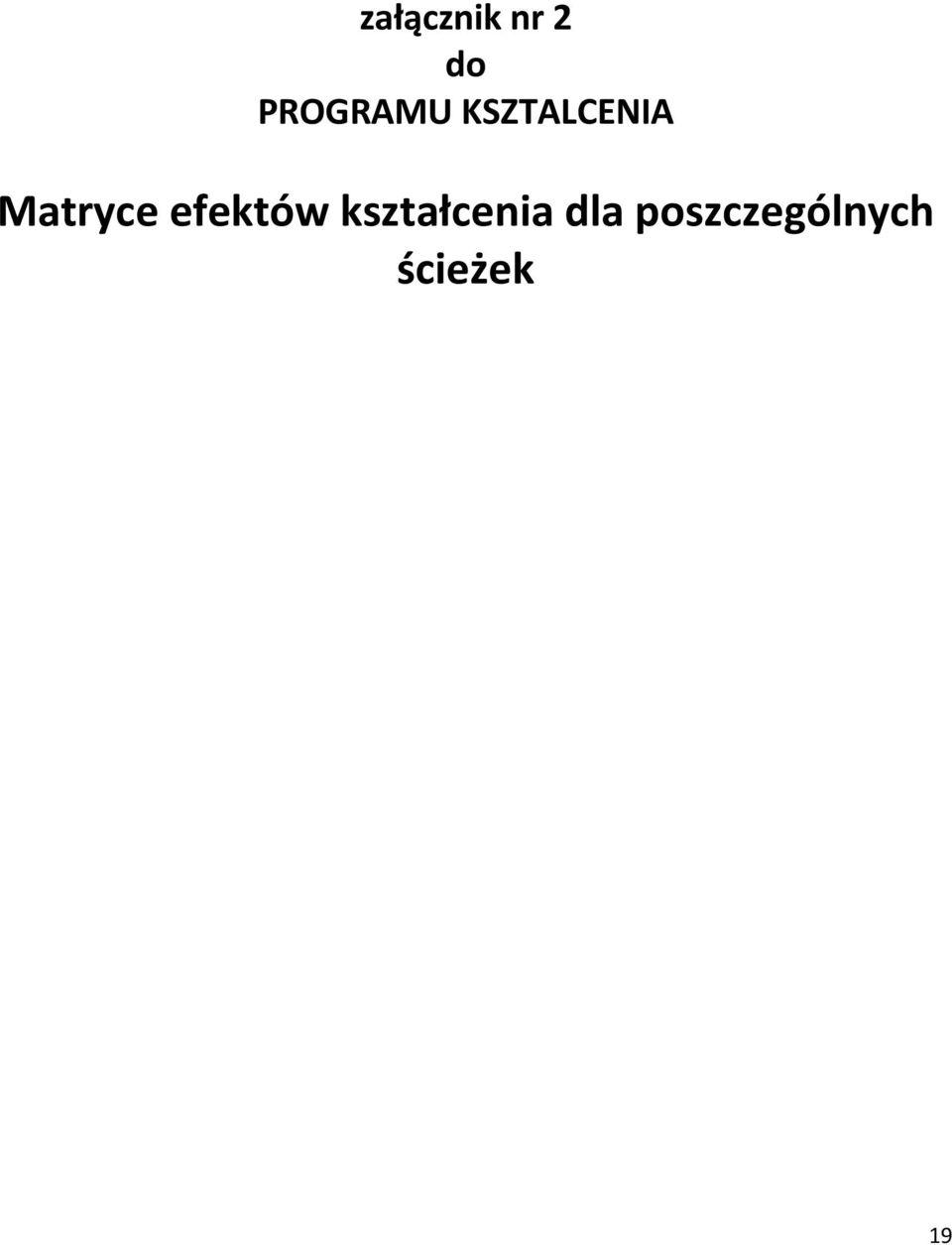 Matryce efektów