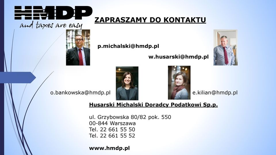 pl Husarski Michalski Doradcy Podatkowi Sp.p. ul.