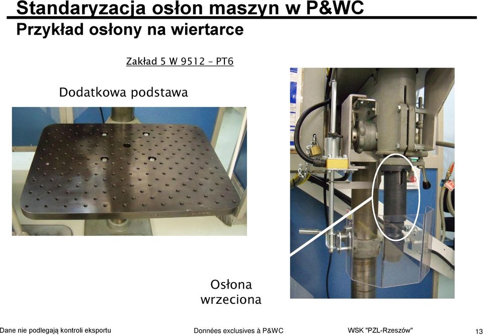 9512 PT6 Dodatkowa podstawa Osłona