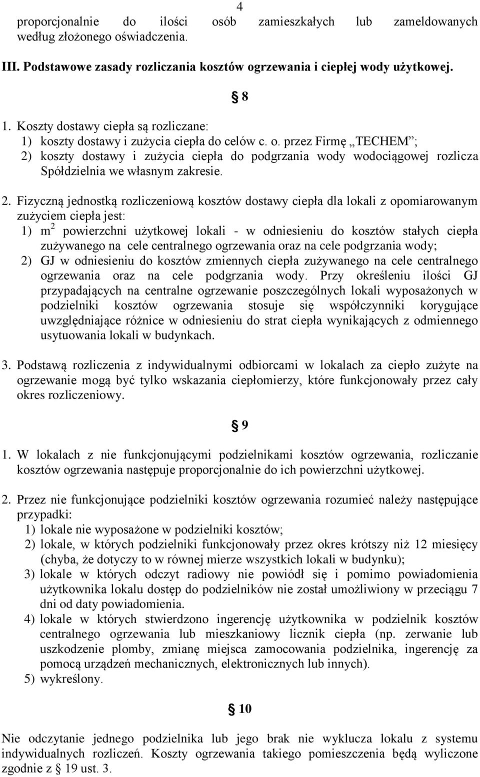 przez Firmę TECHEM ; 2)