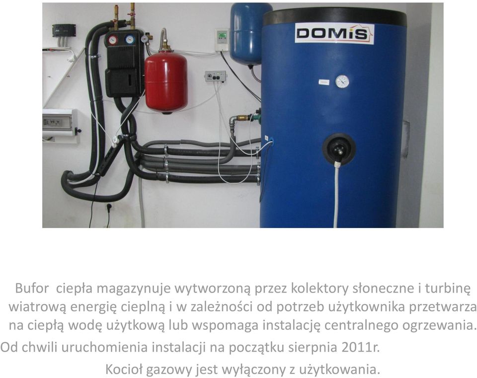 użytkową lub wspomaga instalację centralnego ogrzewania.
