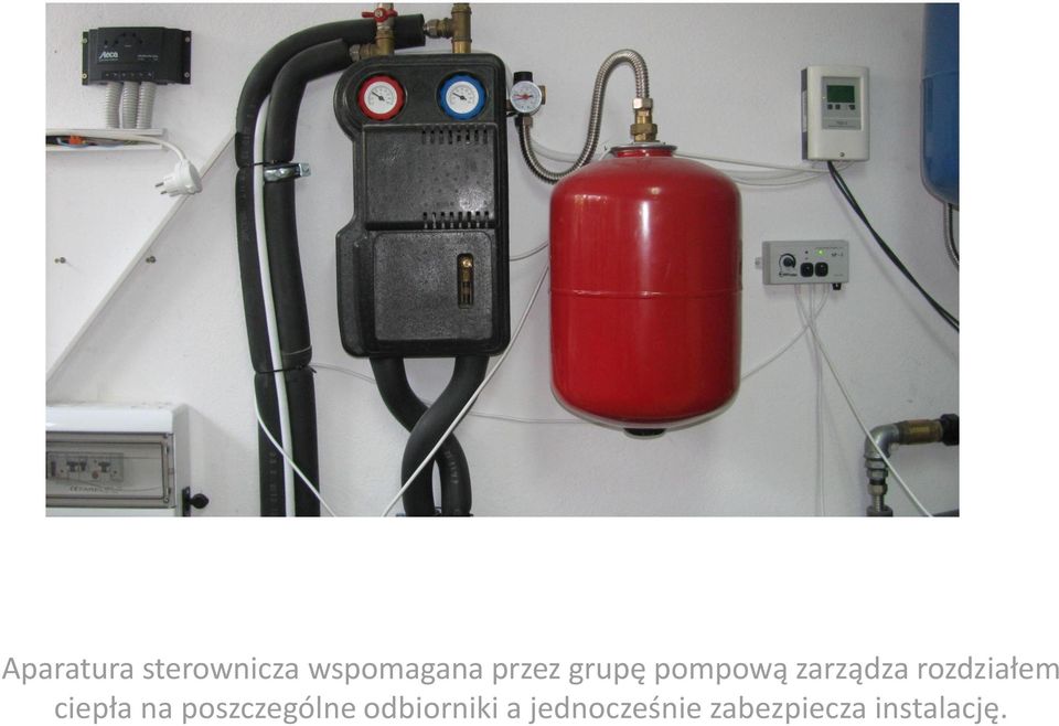rozdziałem ciepła na poszczególne
